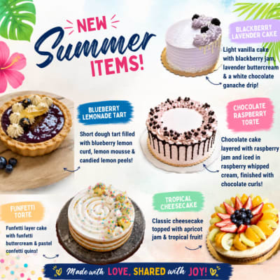 ** New Seasonal Items