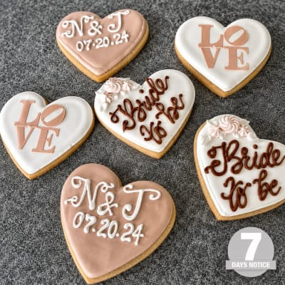 Engagement Royal Iced Cookies