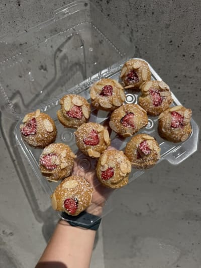 MINI Strawberry Almond Muffin