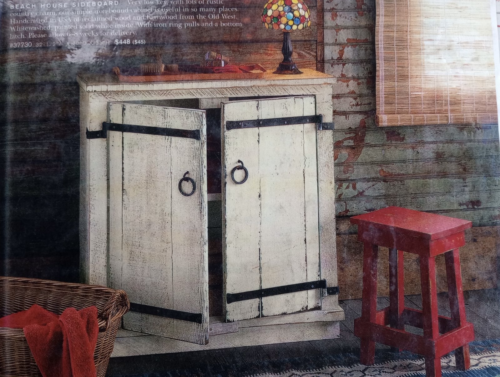 Sundance catalog Robert Redford sideboard