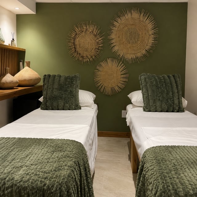 Twin olive treatment room