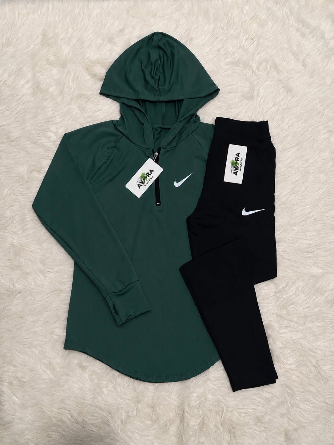 Half-zip hoodie set