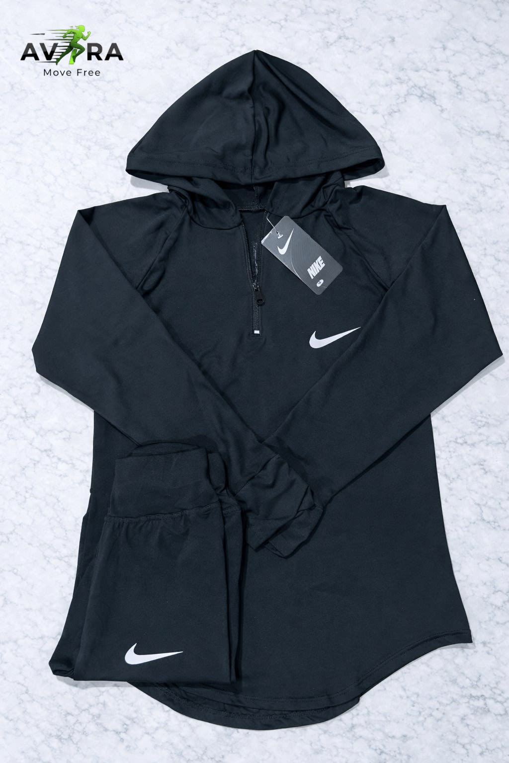 Half-zip hoodie set
