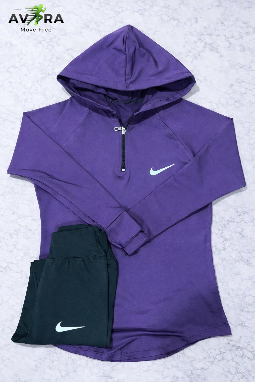 Half-zip hoodie set