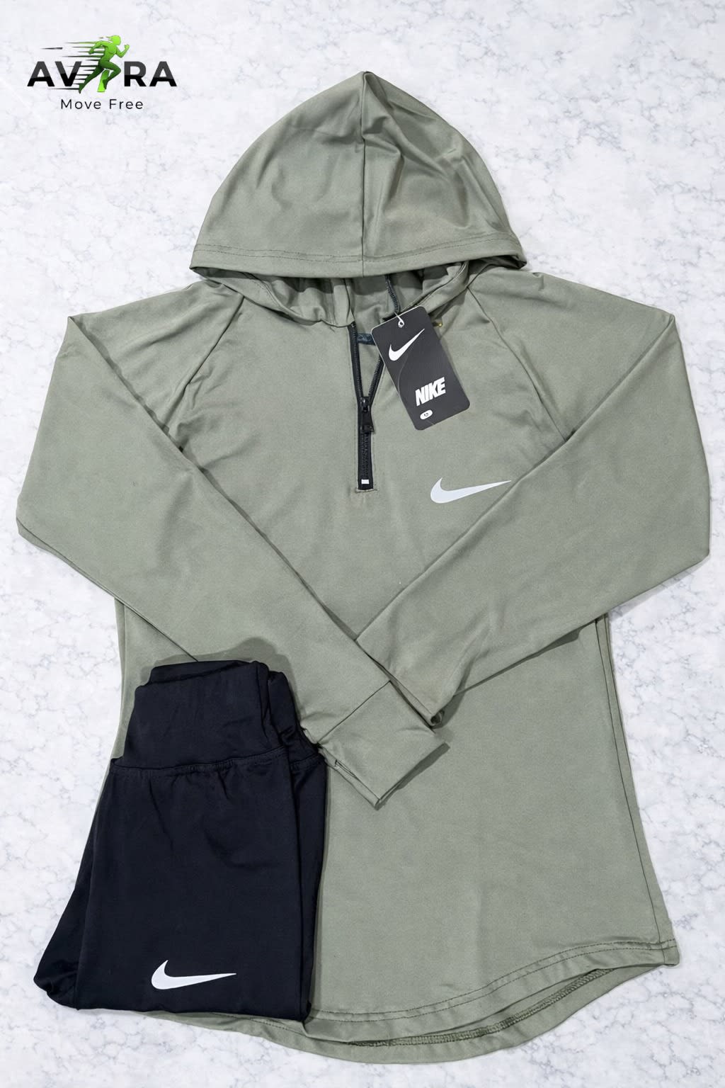 Half-zip hoodie set