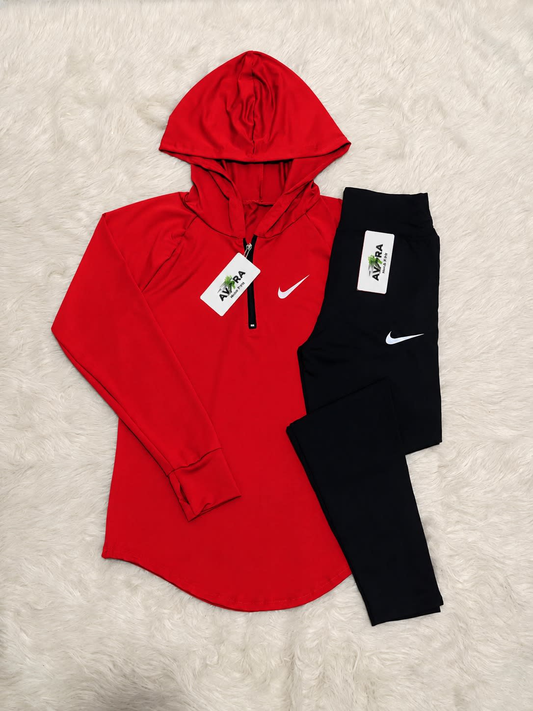 Half-zip hoodie set
