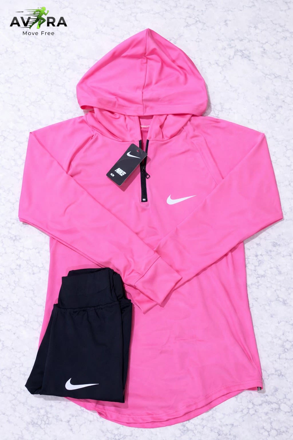 Half-zip hoodie set