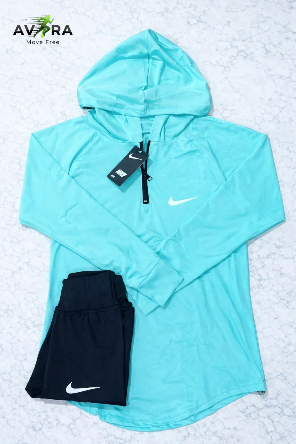 Half-zip hoodie set