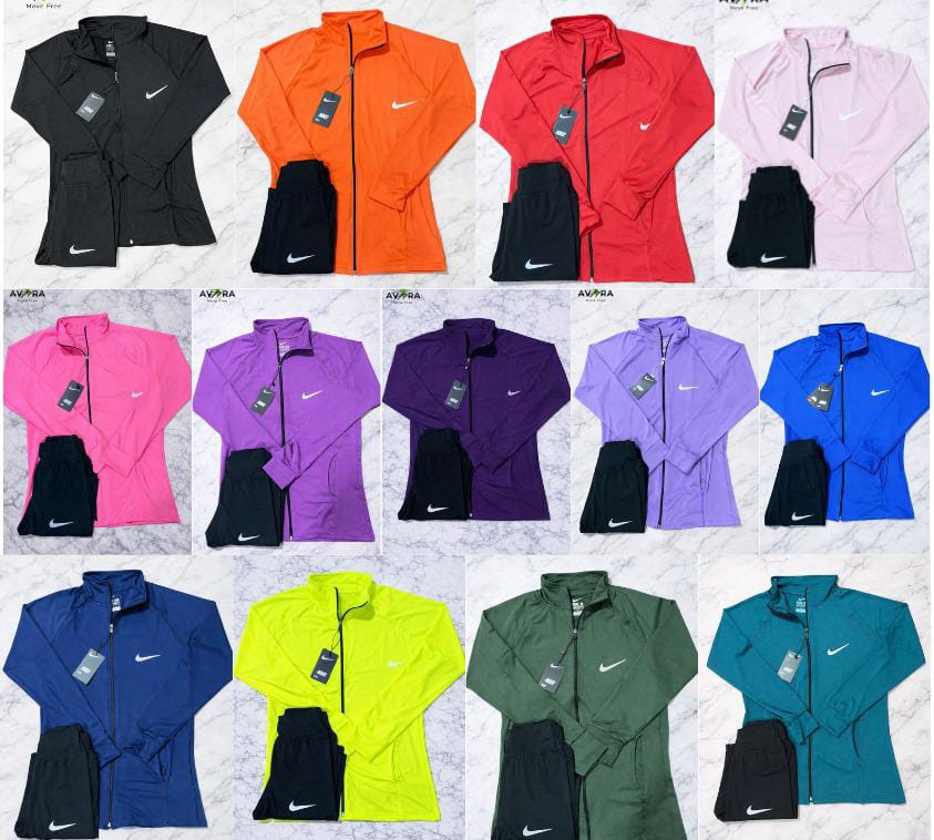 Complete zipper dry fit lycra set