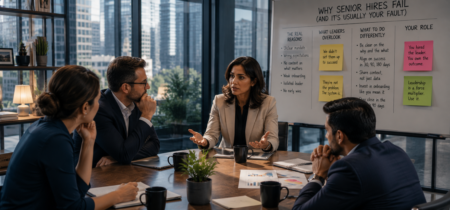 Why Senior Hires Fail in the First Year (And It's Usually Your Fault)