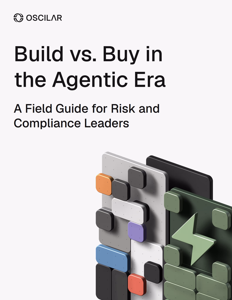 Build vs Buy in the Agentic Era — Oscilar Playbook