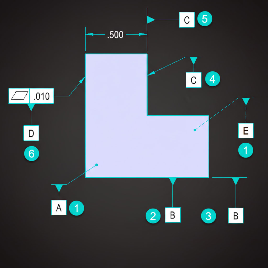 Datum Placement on a Part
