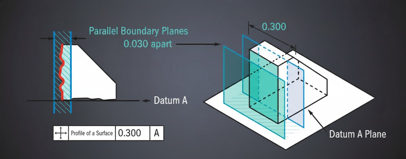 Perpendicularity Tolerance Zone