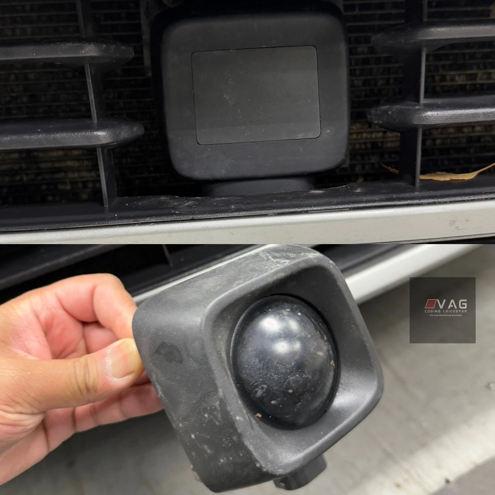 Flat Shape Radar Conversion From Dome Shape VW/AUDI