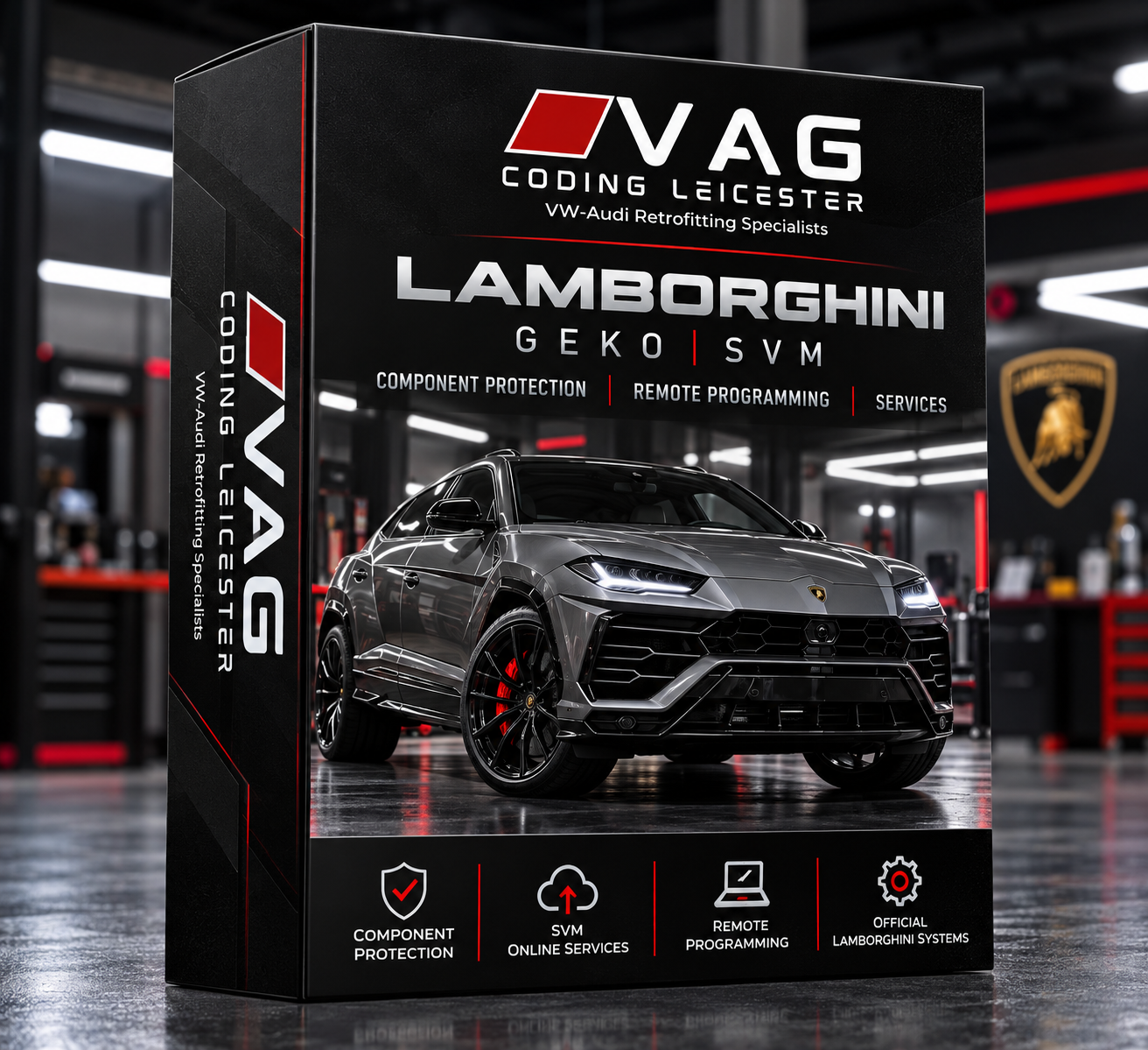 Lamborghini GeKo | SVM | Component Protection CODING
