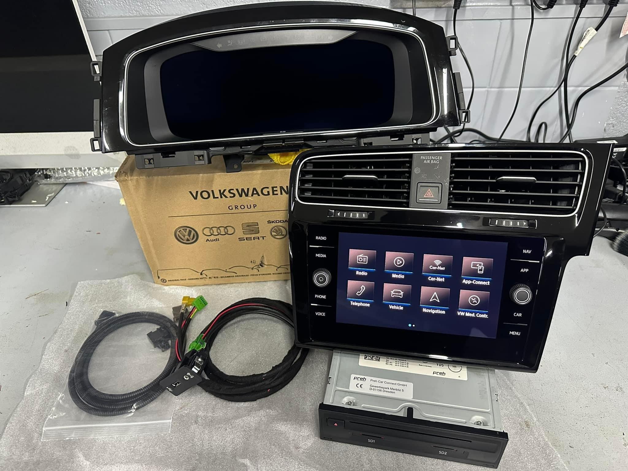 Virtual Cockpit & 8" MIB2.5 KIT VW MK7 GOLF