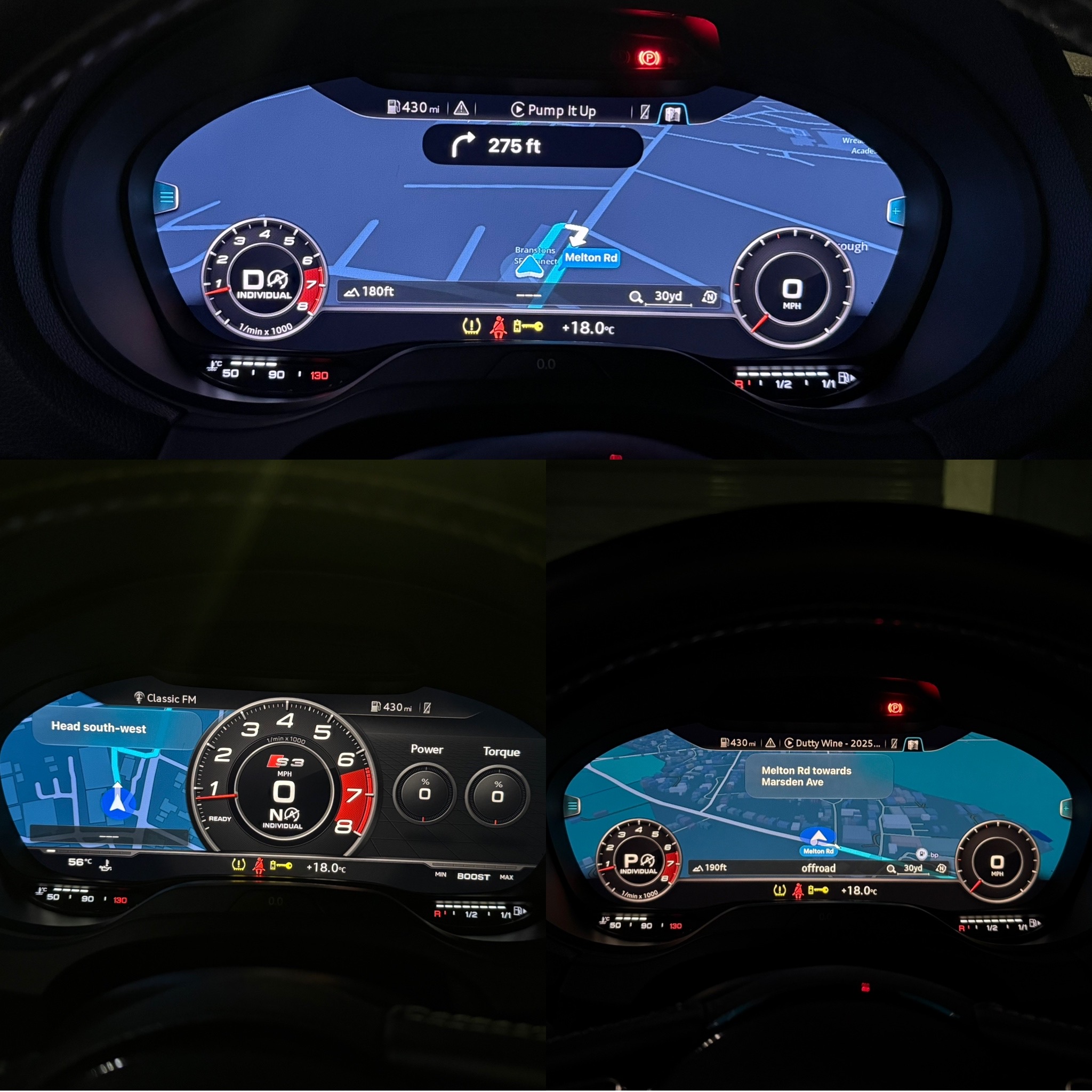 Audi Virtual Cockpit CARPLAY MAPS