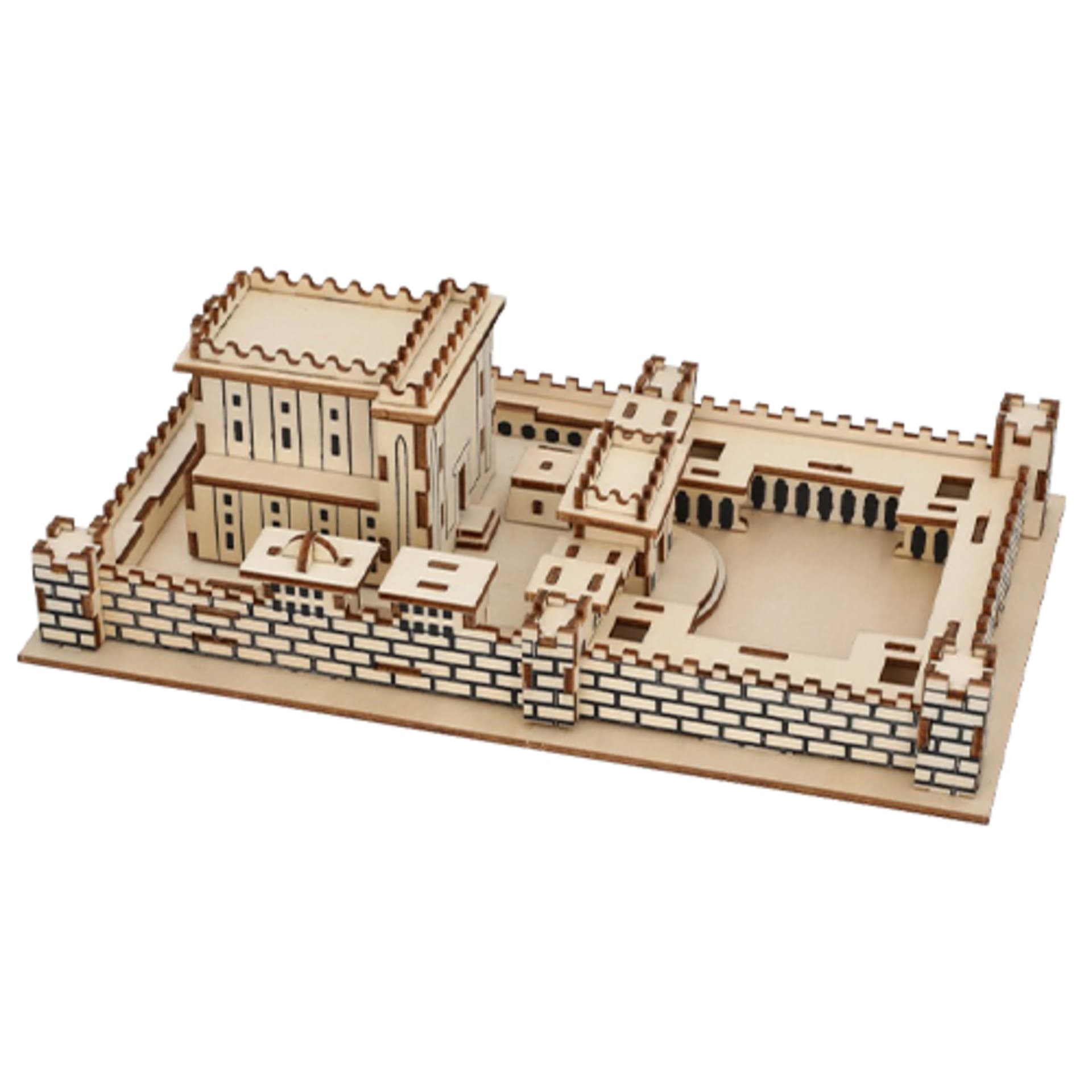 פאזל בית המקדש עץ 3D - Image 2