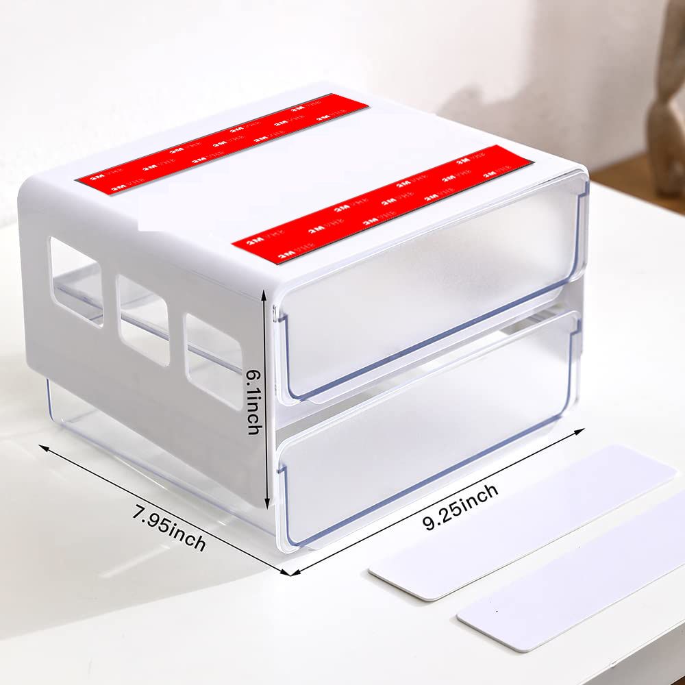 Double Drawer-White