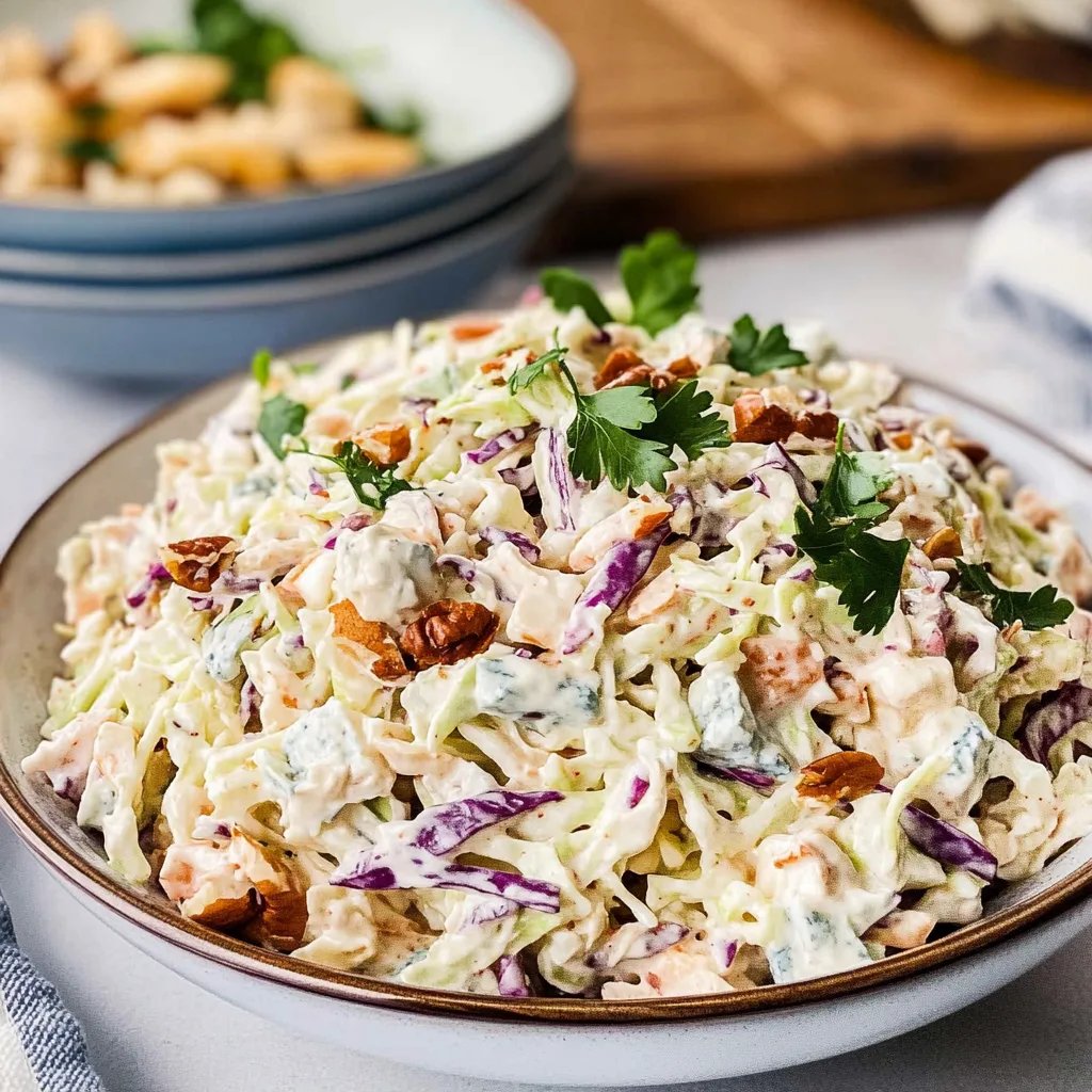 Blue Cheese Creamy Coleslaw: Unforgettable Flavor Explosion