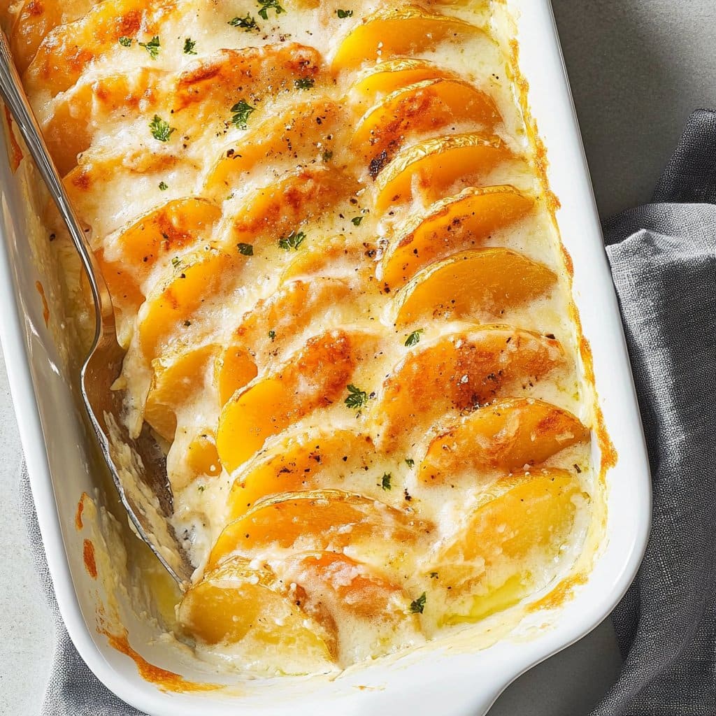 White & Sweet Scalloped Potatoes: Decadent & Creamy Delight