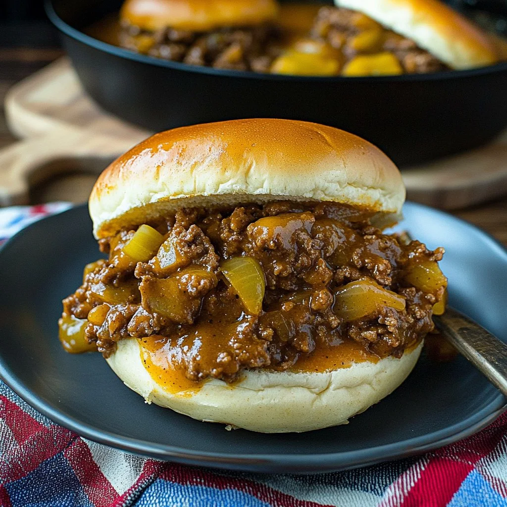 philly cheese steak sloppy joes: Mouthwatering Delight!