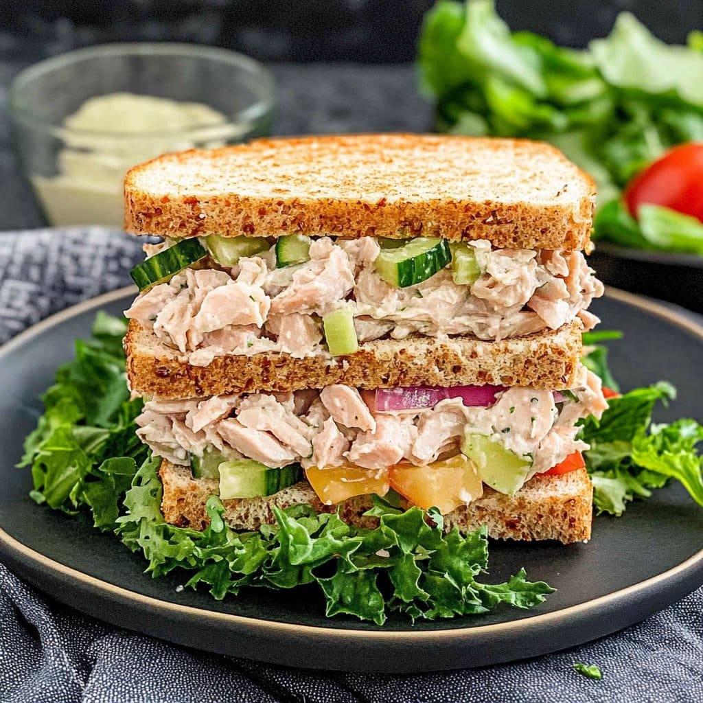 tuna salad sandwich: Creamy and Crunchy Delight