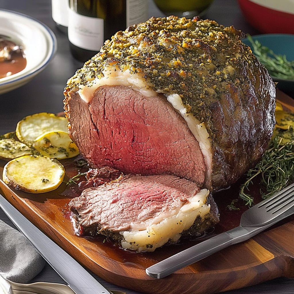 Herb-Crusted Beef Roast: Flavor-Packed Delight for Gather...