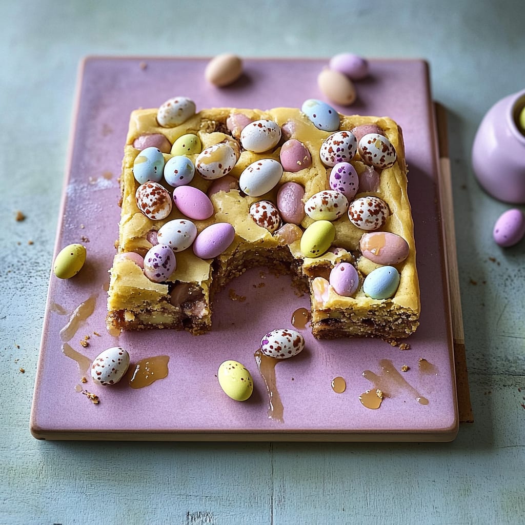 Mini Egg Blondies: Indulgent and Chewy Treats You’ll Love