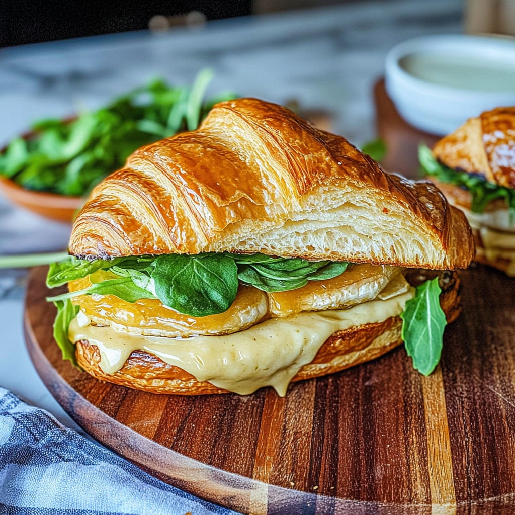 croissant sandwich: Buttery Bliss Awaits You!