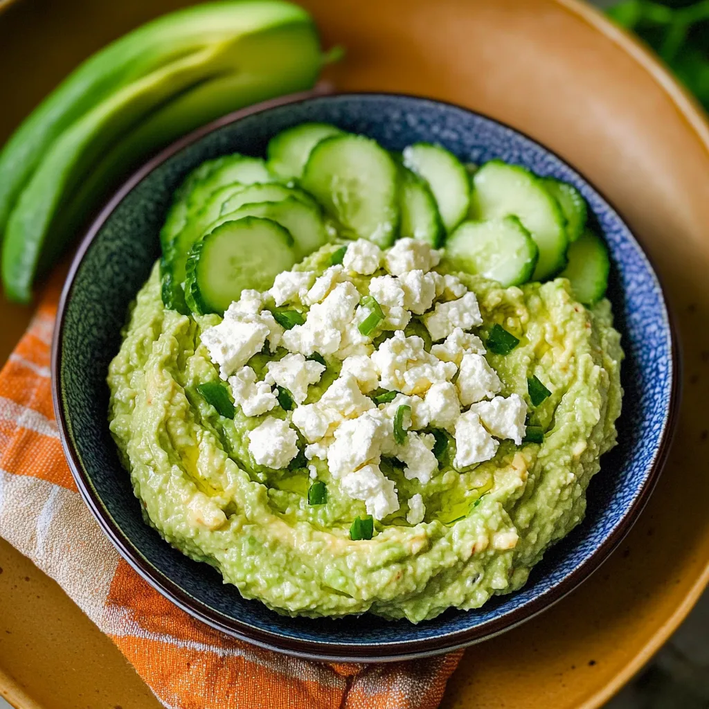 Avocado Feta Dip: Creamy and Tangy Delight for Parties