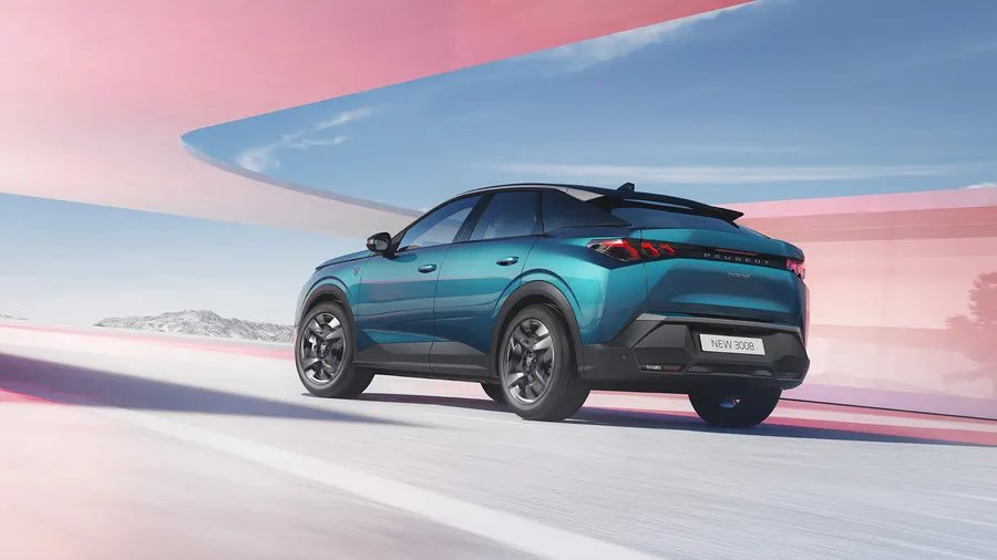 Peugeot 3008 - Vista trasera