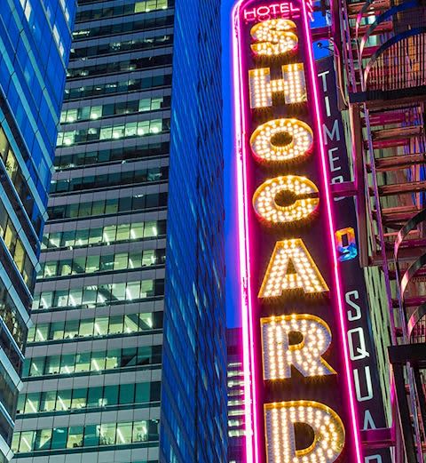 New York Hotel Times Square Hotel Shocard