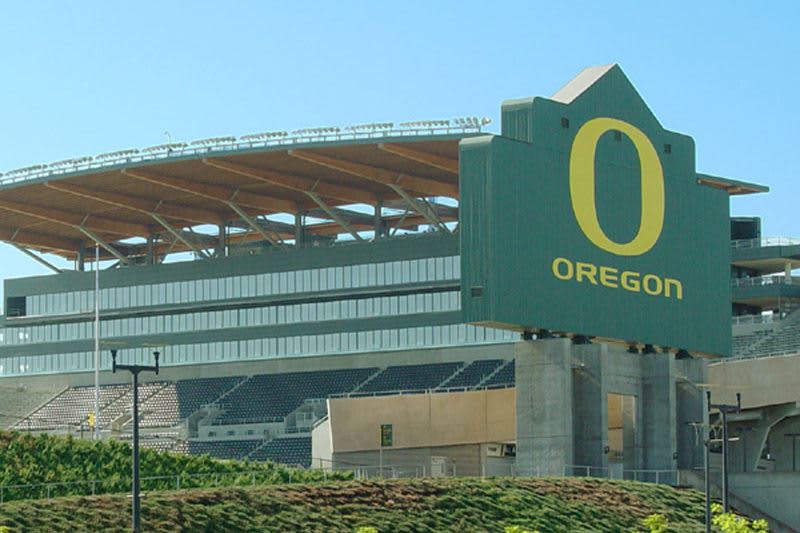 Autzen Stadium in Eugene, Oregon