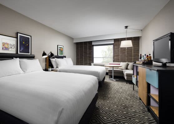 Freepoint Hotel Cambridge, Tapestry Collection, Cambridge Deluxe Two Queen Room ADA Freepoint Hotel Cambridge, Tapestry Collection, Cambridge Deluxe Two Queen Room ADA