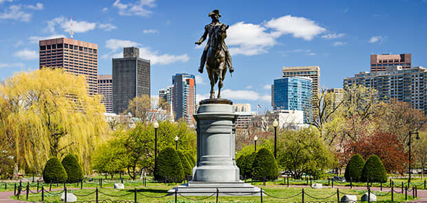 Boston Public Garden at Massachusetts Boston Public Garden at Massachusetts