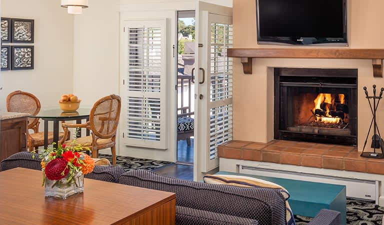 Luxury Junior Suite 2 Doubles at Hotel Pacific Street Monterey California