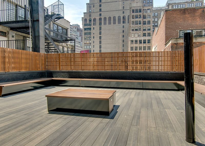 Rooftop Terrace at Hotel Shocard, New York Rooftop Terrace at Hotel Shocard, New York