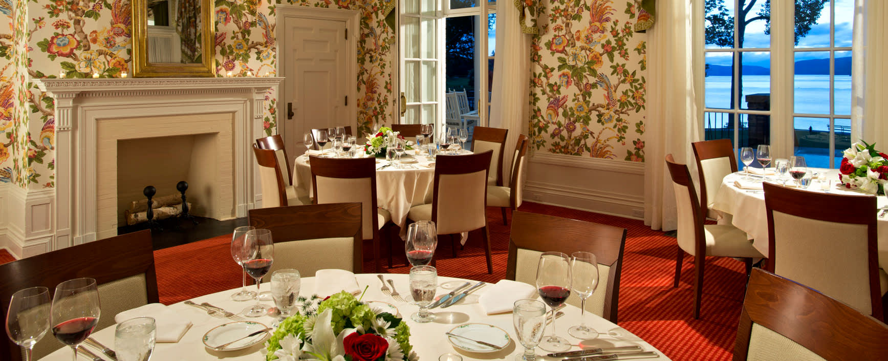 Four Restaurants and Bars at The Otesaga Resort Hotel Cooperstown, New York