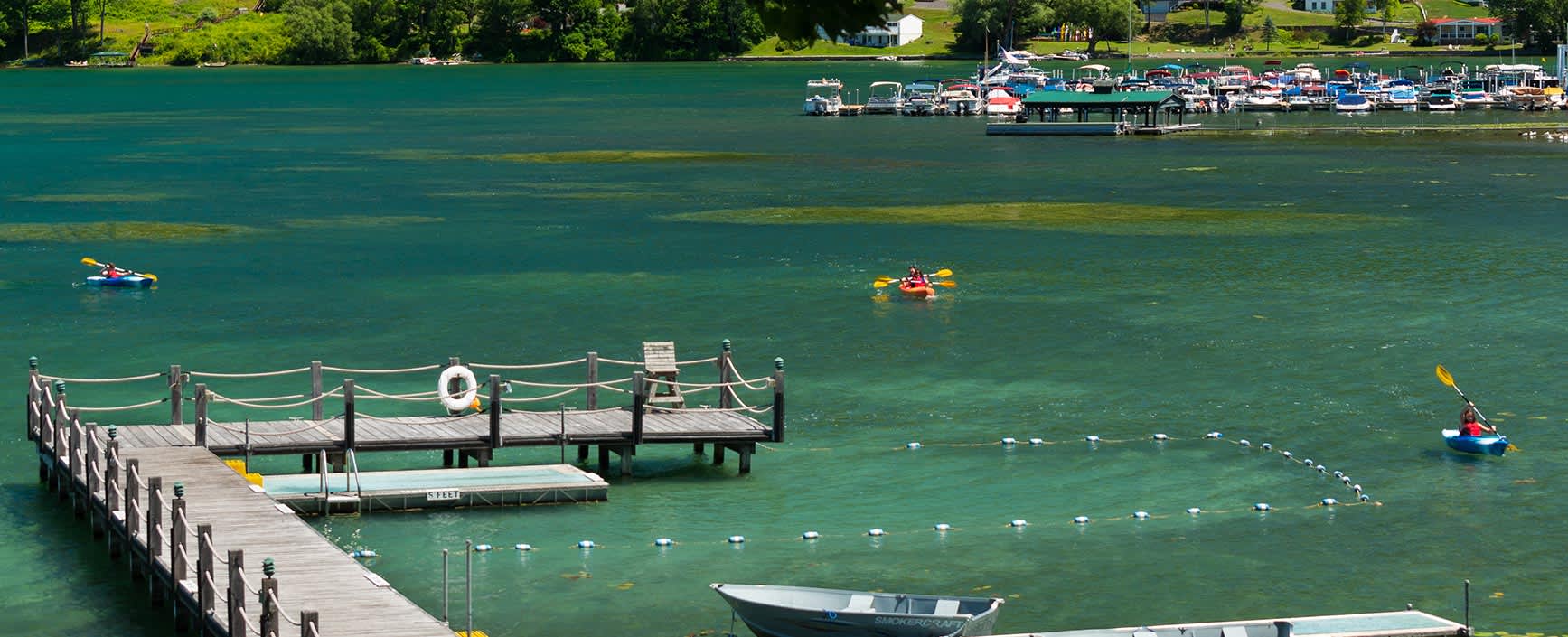Lakeside setting in the heart of Cooperstown at The Otesaga Resort Hotel New York