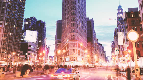 The Flatiron Building in New York