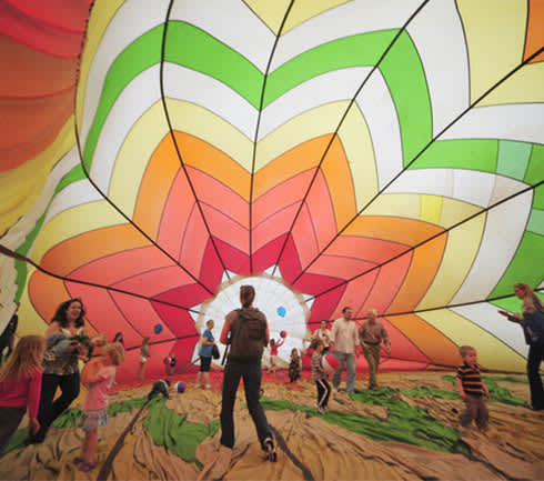 Kevin Richardson of the Baltimore Sun goes Up, Up & Away Kevin Richardson of the Baltimore Sun goes Up, Up & Away