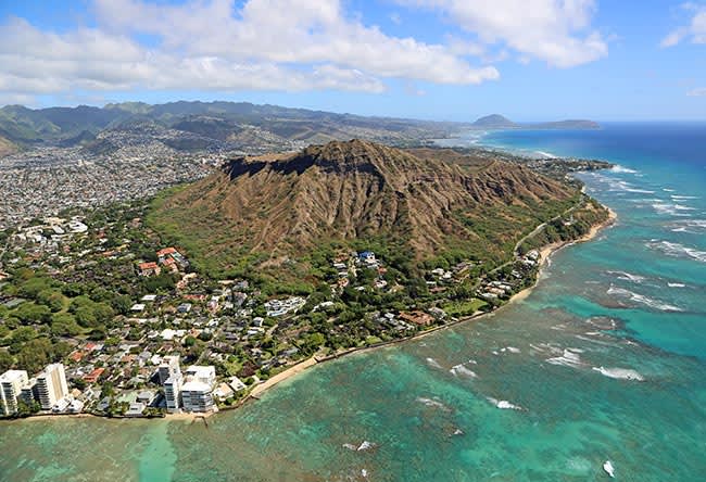 Diamond Head Crater at Honolulu