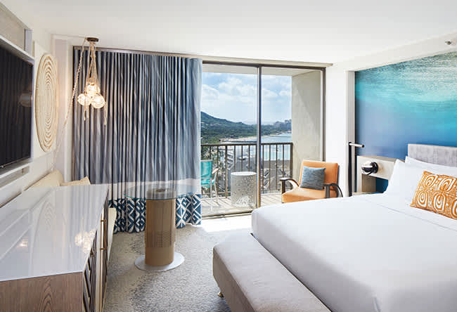 Ocean View Guestroom of Waikiki Beachcomber by Outrigger
