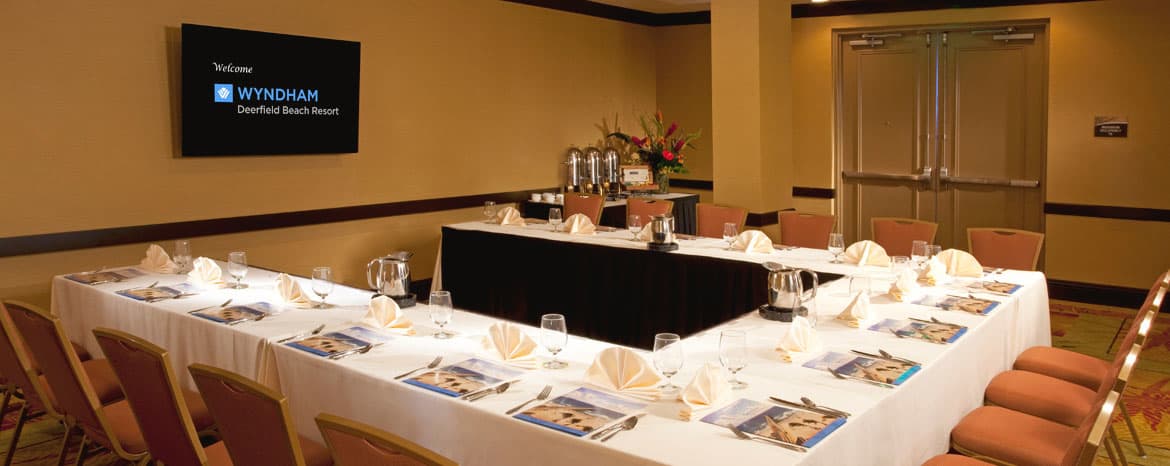 Meetings at Wyndham Deerfield Beach Resort, Florida