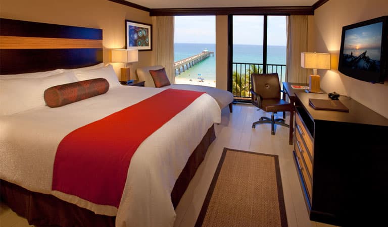 Rooms at Wyndham Deerfield Beach Resort, Florida