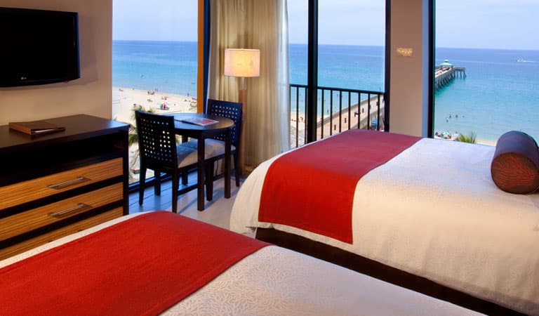 Corner Rooms at Wyndham Deerfield Beach Resort, Florida