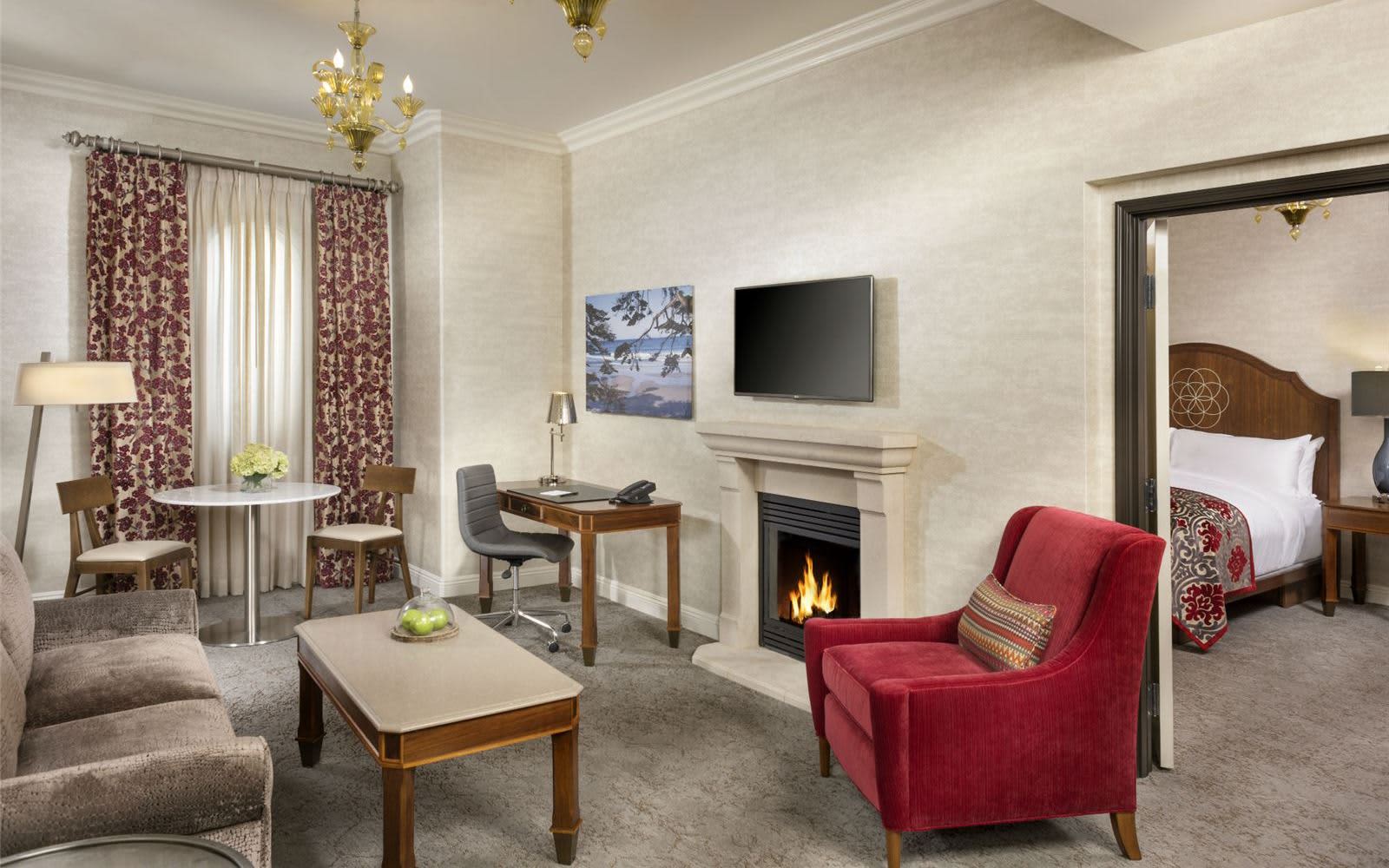 Rustic, Paso Robles Luxury Hotel Rooms Allegretto Vineyard Resort