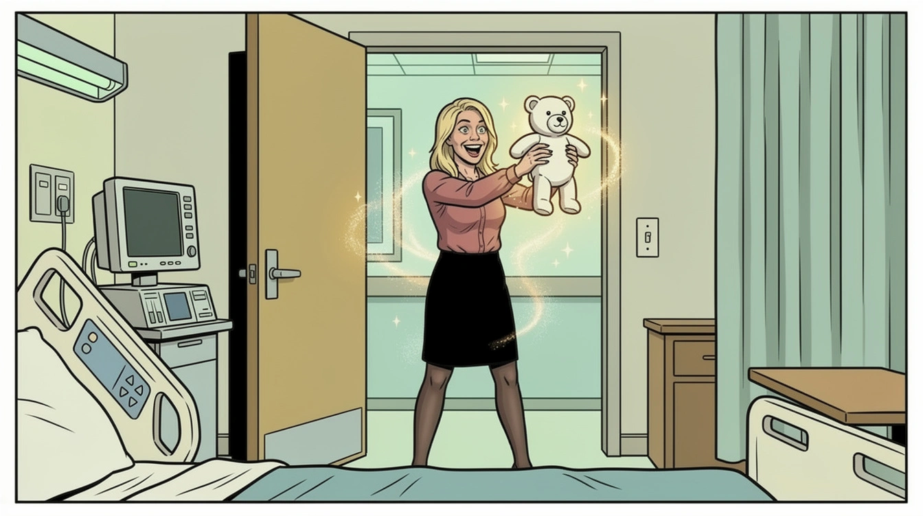 Shyanne playing PokerStars while Margo labors