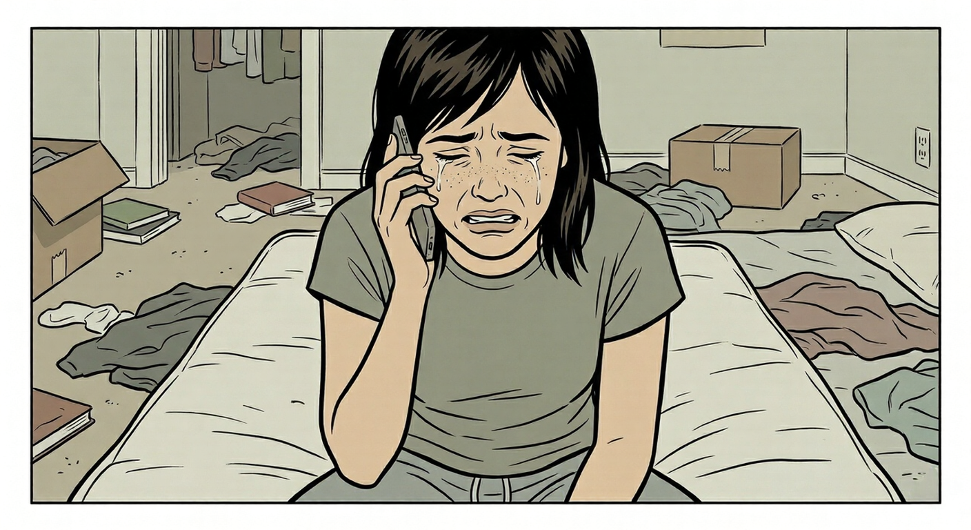 Margo calling her mom